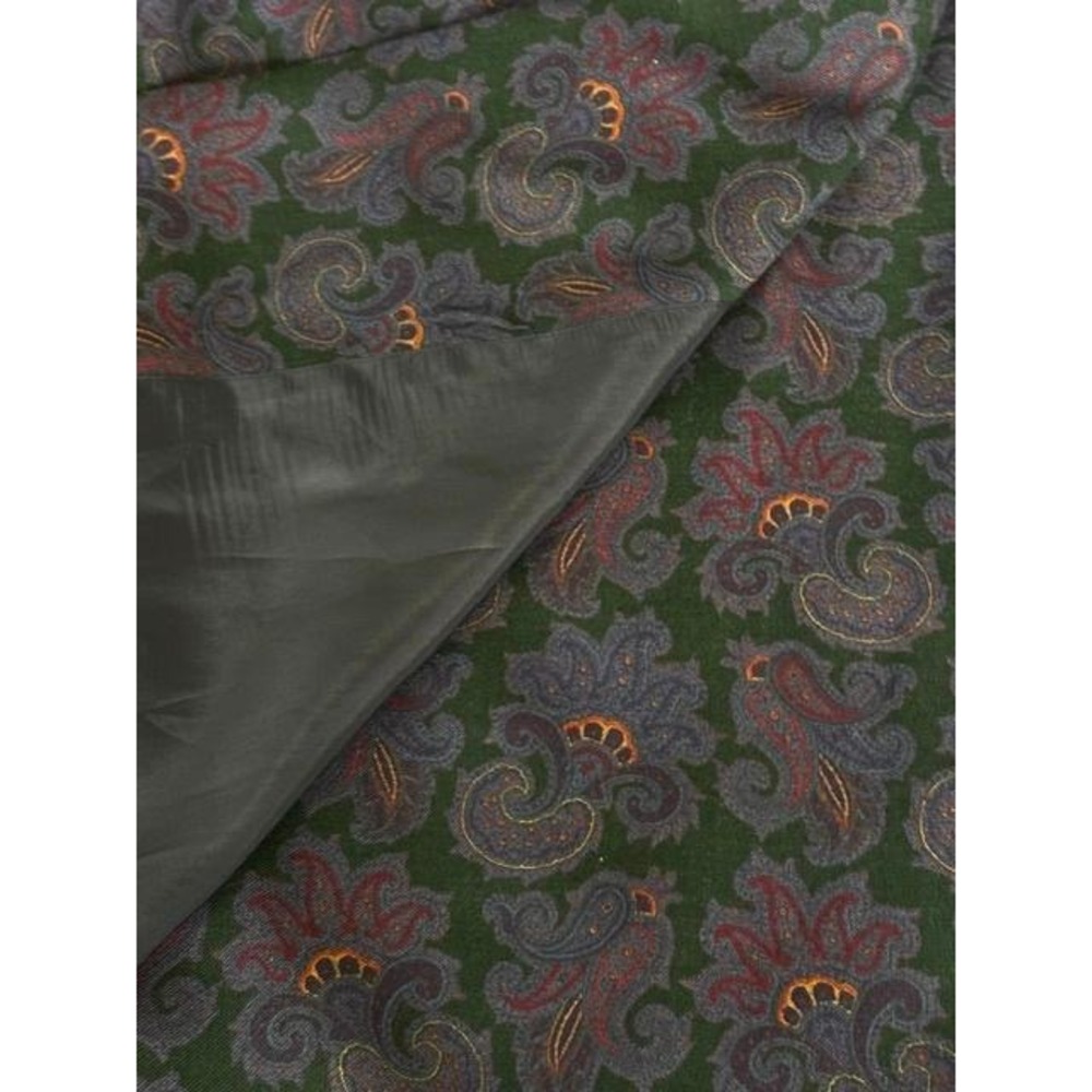 • Vintage Ralph Lauren Wool Blend Purple Paisley Wrap Skirt Made in USA Size 8 - Picture 13 of 13